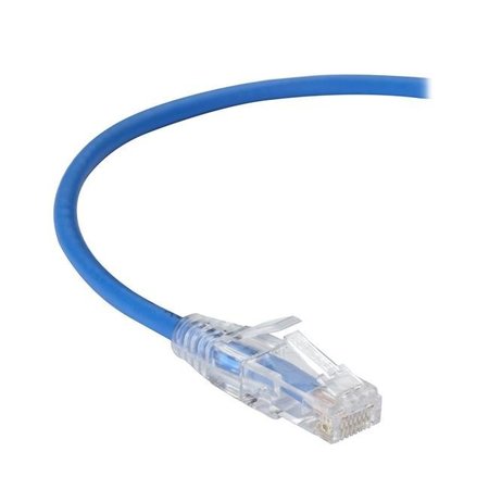 BLACK BOX NETWORK SERVICES Black Box Network Services C6APC28-BL-10 Slim-Net CAT6A 28AWG 500MHz UTP Snagless Patch Cable; Blue - 10 ft. C6APC28-BL-10
